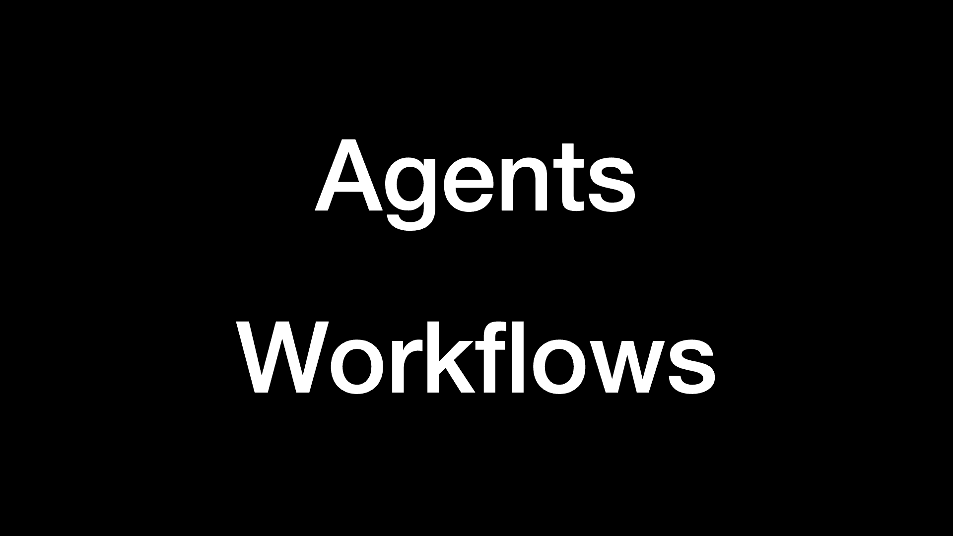 AI Agents Workflows Thumbnail